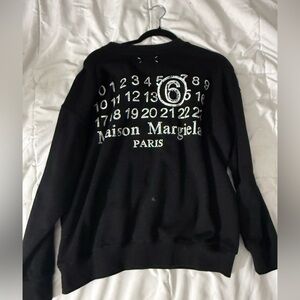 Maison Margiela Black Sweatshirt